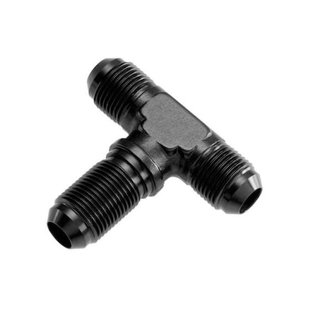 Red Horse Performance -12 MALE AN/JIC BULKHEAD TEE (BULKHEAD ON SIDE) - BLACK 834-12-2
